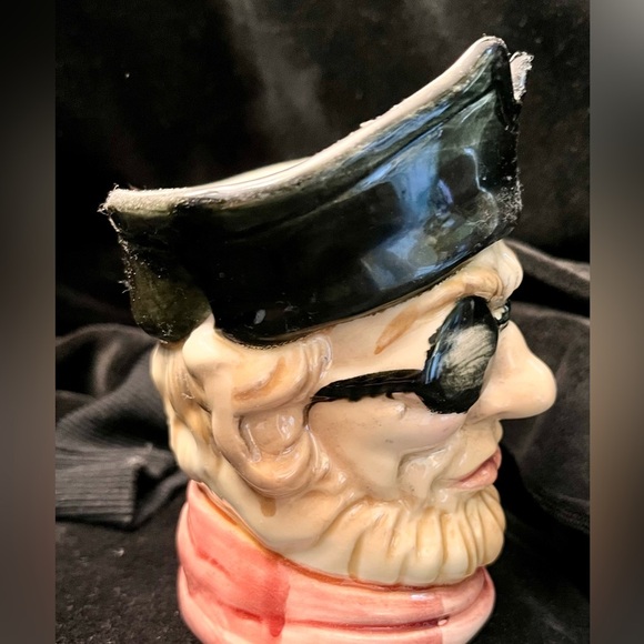 Frightening Angry Pirate Toby Mug with Black and Red Accents Johnny Depp Gift - Picture 4 of 11